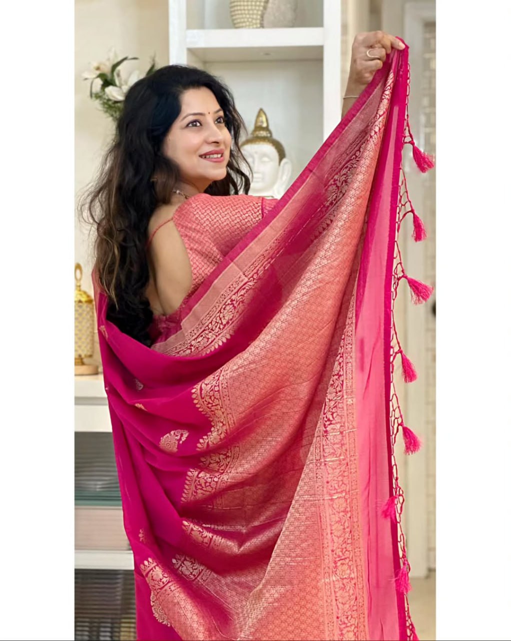 Banarasi Silk Saree for Women | Traditional Zari Work Saree| Wedding & Festive Wear